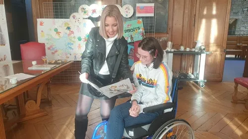 Amandine, marraine du Téléthon, va porter un message d'espoir dans...
