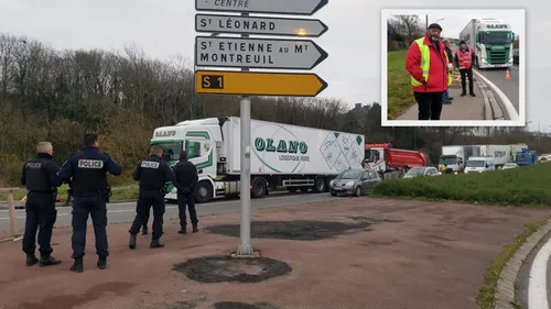 Les routiers en colère, des bouchons sur les routes du littoral et...