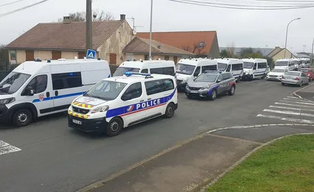 Grosse opération de police au camp de Terlincthun, ce mardi