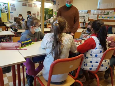A l’école Paul Bert, on apprend le néerlandais avec une assistante...