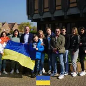 La ville accueille une famille Ukrainienne en mettant un logement à...