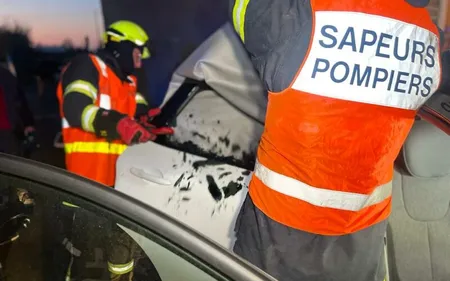 Les pompiers ont secouru quatre victimes