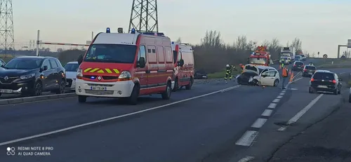 Trois blessés dans un accident