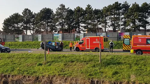 Accident spectaculaire boulevard Simone Veil cet après-midi