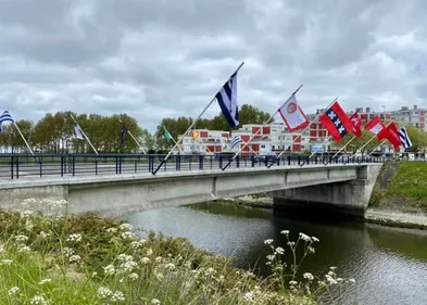 Le Pont des Bains à Dunkerque s'offre un nouvel habillage, rappel...