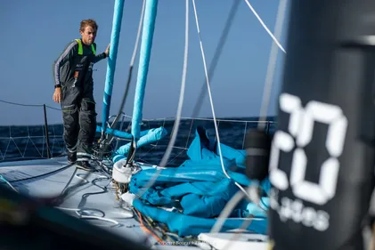 Thomas Ruyant de retour "chez lui"