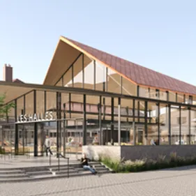 La ville dévoile les premières images de la future halle alimentaire