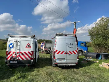 Bientôt moins de câbles visibles autour des Monts des Flandres