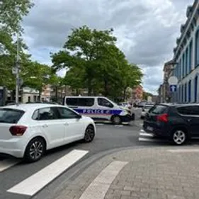 Deux voitures se percutent en centre-ville de Dunkerque