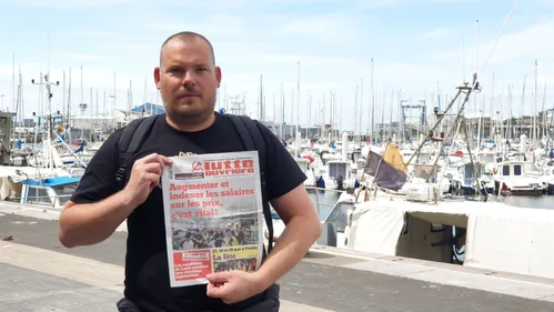 Législatives (5e circo): Olivier Carraud (Lutte Ouvrière), la voix...