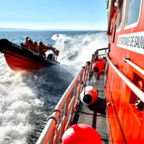 Sauvetage de trois personnes isolées par la marée en baie d'Authie
