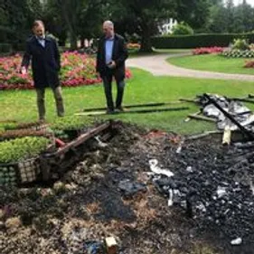 L'enquête se poursuit après les dégradations au jardin public de...