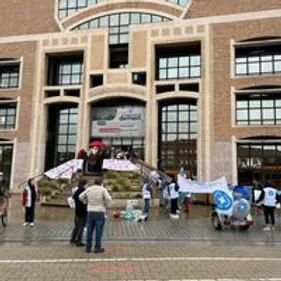 Double manifestation en marge du conseil communautaire