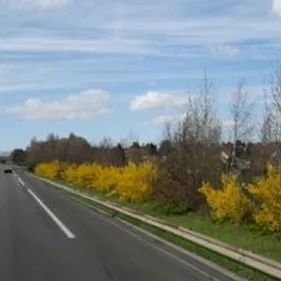 Une voiture en contre-sens sur l'A26