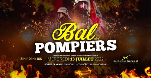 Les pompiers vont faire leur bal au Kursaal le 13 Juillet prochain