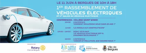 Les voitures électriques s’exposent et font débat, ce samedi, à...
