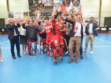 Victoire, titre, trophée, fête, la belle soirée du SCRA