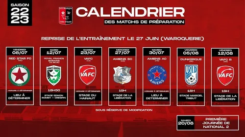 Le programme de l'USBCO pour cette préparation