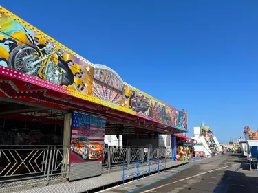 Les forains prêts à vous accueillir sur le site de l’Eperon