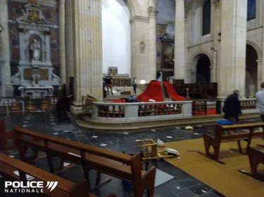 La basilique dégradée, un homme en garde à vue