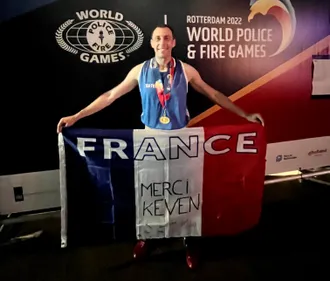 Un pompier boulonnais en or !