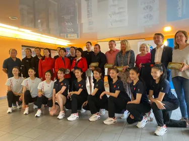 Les athlètes chinois installés au complexe sportif de l'AMGA