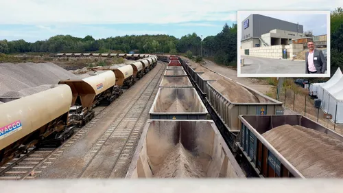 Moins de poussière, trains chargés plus vite: le nouveau terminal...