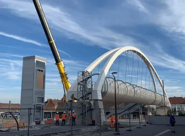 La passerelle du chantier du siècle ouverte dès le 8 octobre