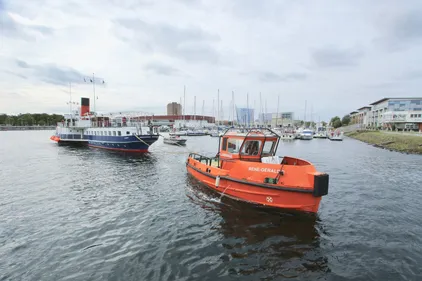 Le Princess Elizabeth a quitté le bassin de la Marine