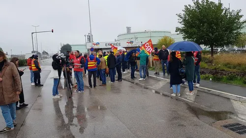 Des personnels réquisitionnés chez Total à Mardyck