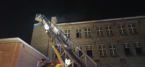 Un incendie dans l'ancienne école du Sacré-Coeur