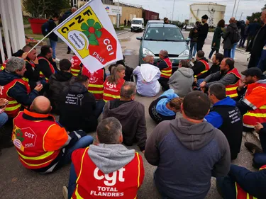 La grève se poursuit chez Total Mardyck, pour ce week-end, sans FO