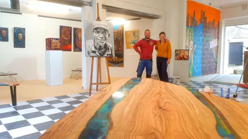 Un collectif d'artistes expose ses œuvres ce vendredi, en attendant...