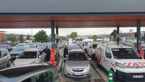 Mauvaise surprise pour certains clients de la station TOTAL de...