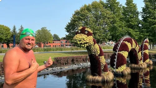 Steve Stievenart, nageur de l’extrême, se prépare pour de nouveaux...