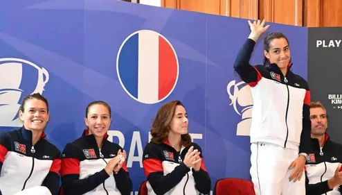 Caroline Garcia et l'équipe de France ont hâte de découvrir...