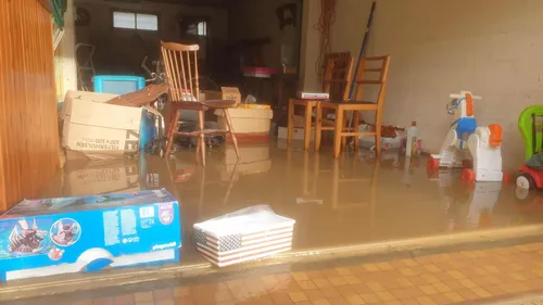 Plusieurs habitations inondées après les fortes pluies de ce lundi