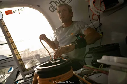 Thomas Ruyant remonte à la 2ème place des IMOCA dans la Route du Rhum