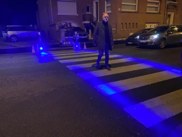 Des passages piétons éclairés pour la sécurité des habitants