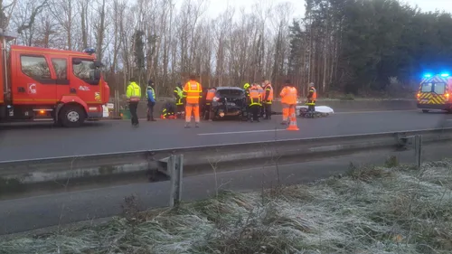 De gros bouchons sur l'A16 après un accident à hauteur de Wimille