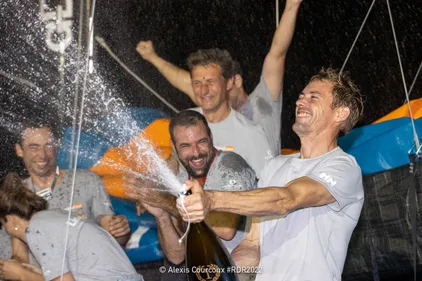 Thomas Ruyant toujours sur son petit nuage après sa victoire sur la...