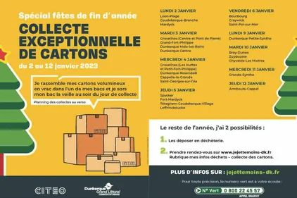 La CUD organise une collecte exceptionnelle de cartons pour ce...