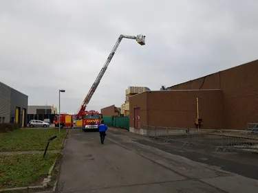 Les pompiers toujours à l'œuvre chez Billiet