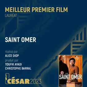 Cinéma : Le film "Saint-Omer" primé au César 2023