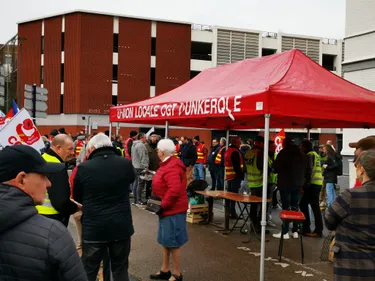 Des syndicats unis à Dunkerque contre la réforme des retraites