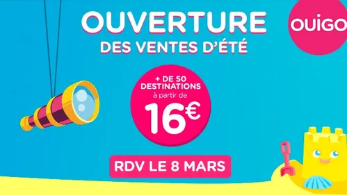 SNCF : ouverture de la billetterie estivale ce mercredi