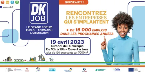 DK JOB, ce mercredi au Kursaal de Dunkerque : des formations et des...