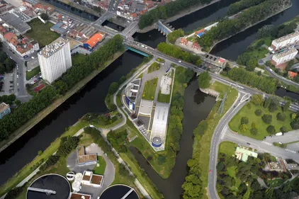 Sécheresse dans le Dunkerquois, les Flandres : le Canal des Moëres...