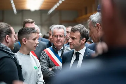 L’intersyndicale a prévu un comité d’accueil pour Emmanuel Macron à...