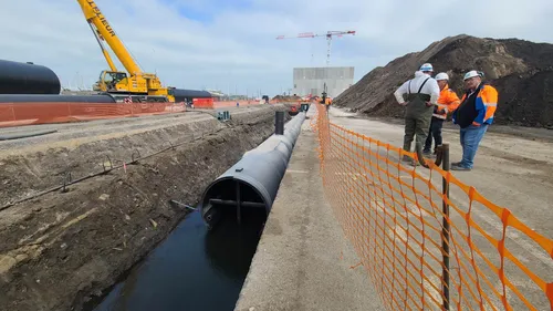Un nouveau bassin de rétention créé zone de l'Eperon, une "prouesse...